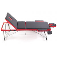 Трёхсекционный алюминиевый массажный стол Al-3-16